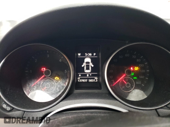 2013 Volkswagen Golf TDI z VIN WVWDM7AJ0DW133057, wystawiony jako Copart lot #37497304 z przebiegiem 137 037 mil mil oraz Szkoda całkowita • Salvage title. Historia ofert i sprzedaży dostępna na DreamBid. Obrazek 9.