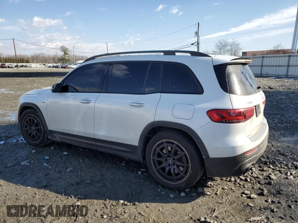 2021 Mercedes-Benz GLB with VIN W1N4M5BB6MW086010, listed as a Copart auction lot 42741805 with 41,017 mi miles and Salvage Title. Bid and sale history available at carsss.com. Image 2.