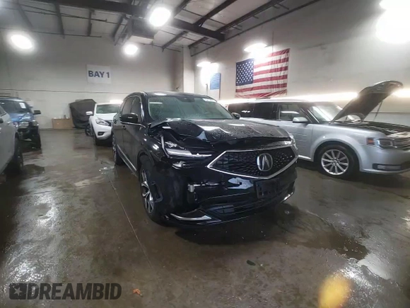 2022 Acura MDX Technology z VIN 5J8YD9H44NL007155, wystawiony jako Copart lot #78410624 z przebiegiem 45 261 mil mil oraz Szkoda całkowita • Salvage title. Historia ofert i sprzedaży dostępna na DreamBid. Obrazek 14.