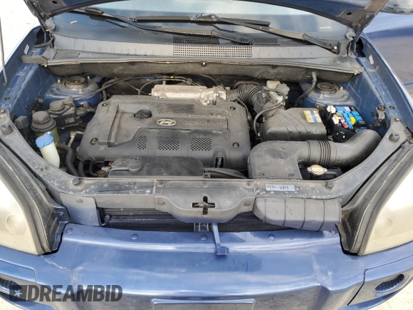 2008 Hyundai Tucson GLS with VIN KM8JM12B48U755567, listed as a Copart auction lot 75073514 with 0 mi miles and Non Repairable. Bid and sale history available at carsss.com. Image 12.