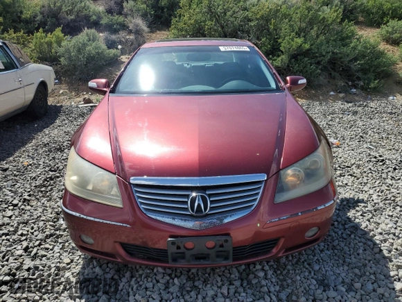 2006 Acura RL with VIN JH4KB16546C000035, listed as a Copart auction lot 57074865 with 206,692 mi miles and Salvage title. Bid and sale history available at DreamBid. Image 5.