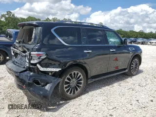 2021 Nissan Armada Platinum with VIN JN8AY2DA5M9374038, listed as a Copart auction lot 59656864 with 52,340 mi miles and Clean Title. Bid and sale history available at carsss.com. Image 3.