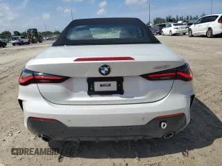 2023 BMW 4 Series 430i with VIN WBA23AT03PCL56790, listed as a Copart auction lot 55554825 with 9,747 mi miles and Salvage title. Bid and sale history available at DreamBid. Image 6.