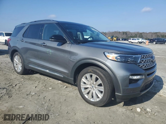 2023 Ford Explorer Limited with VIN 1FMSK7FH5PGC32051, listed as a Copart auction lot 44394505 with 20,626 mi miles and Salvage Title. Bid and sale history available at carsss.com. Image 4.