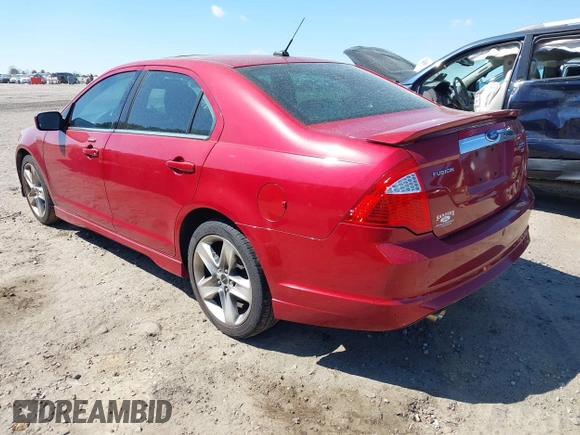 2010 Ford Fusion SPORT with VIN 3FAHP0DC3AR144734, listed as a IAAI auction lot 41853231 with 167,662 mi miles. Bid and sale history available at carsss.com. Image 3.