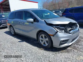 2018 Honda Odyssey EX-L with VIN 5FNRL6H75JB092633, listed as a IAAI auction lot 41971589 with 103,099 mi miles and . Bid and sale history available at DreamBid. Image 1.