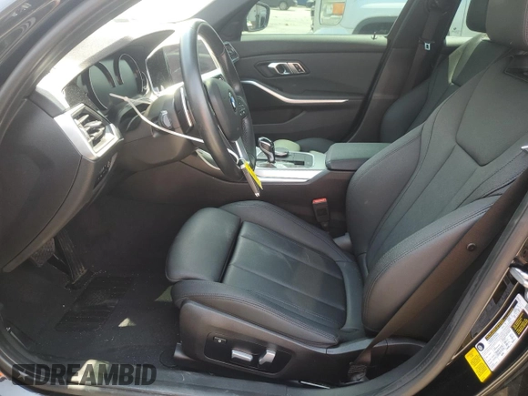 2020 BMW 3 Series 330i with VIN 3MW5R1J00L8B16760, listed as a Copart auction lot 59345705 with 39,672 mi miles and Salvage title. Bid and sale history available at DreamBid. Image 7.