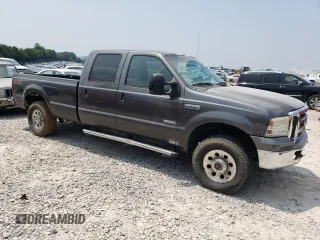 2005 Ford F-250 XL with VIN 1FTSW21P55EA70134, listed as a Copart auction lot 59509155 with 210,758 mi miles and Salvage title. Bid and sale history available at DreamBid. Image 4.