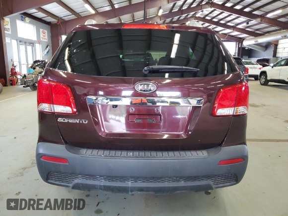 2013 Kia Sorento LX with VIN 5XYKTCA62DG386280, listed as a Copart auction lot 63623555 with 100,417 mi miles and Clean title. Bid and sale history available at DreamBid. Image 6.