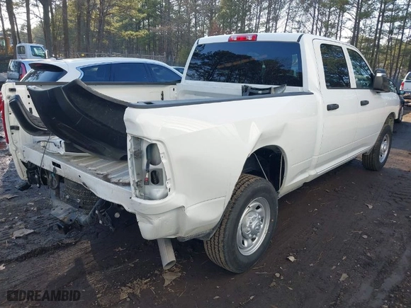 2024 Ram 2500 Tradesman with VIN 3C6UR4CJ5RG210774, listed as a IAAI auction lot 41417352 with 2,376 mi miles. Bid and sale history available at carsss.com. Image 4.