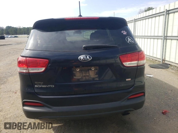 2018 Kia Sorento LX with VIN 5XYPG4A34JG413514, listed as a Copart auction lot 45318325 with 126,485 mi miles and Salvage Title. Bid and sale history available at carsss.com. Image 6.