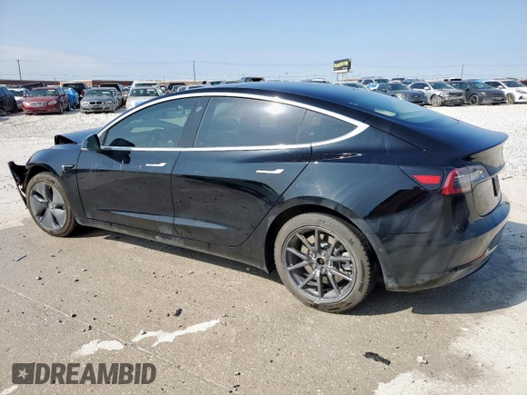 2019 Tesla Model 3 Mid Range with VIN 5YJ3E1EA9KF193033, listed as a Copart auction lot 51225195 with 72,722 mi miles and Salvage Title. Bid and sale history available at DreamBid. Image 2.