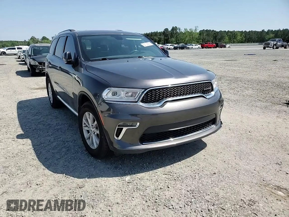 2021 Dodge Durango SXT Plus with VIN 1C4RDJAGXMC793518, listed as a Copart auction lot 52708205 with 36,788 mi miles and Salvage title. Bid and sale history available at DreamBid. Image 11.