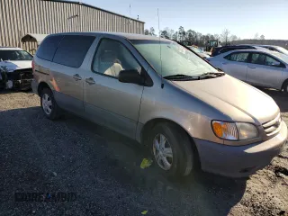 2001 Toyota Sienna CE with VIN 4T3ZF19C41U392115, listed as a Copart auction lot 43378475 with 152,438 mi miles and Salvage Title. Bid and sale history available at carsss.com. Image 4.
