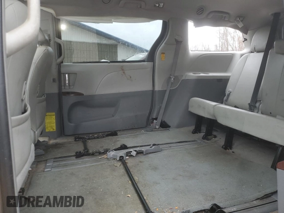 2014 Toyota Sienna XLE with VIN 5TDYK3DC1ES492724, listed as a Copart auction lot 51605245 with 112,079 mi miles and Salvage Title. Bid and sale history available at carsss.com. Image 12.
