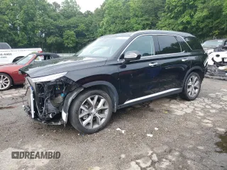2022 Hyundai Palisade SEL with VIN KM8R44HE5NU447745, listed as a Copart auction lot 60256755 with 39,559 mi miles and Salvage title. Bid and sale history available at DreamBid. Image 1.