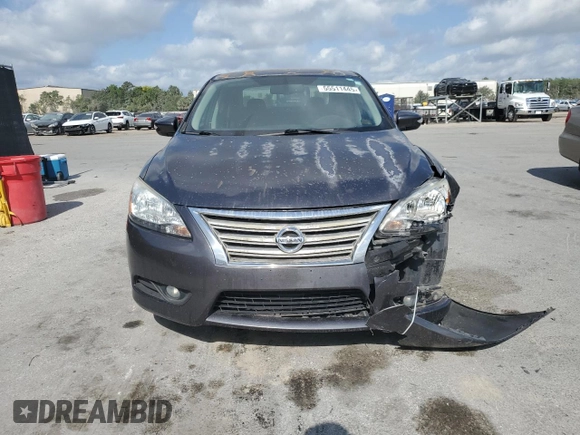 2014 Nissan Sentra SV with VIN 3N1AB7AP5EY286480, listed as a Copart auction lot 55511445 with 124,941 mi miles and Salvage Title. Bid and sale history available at DreamBid. Image 5.