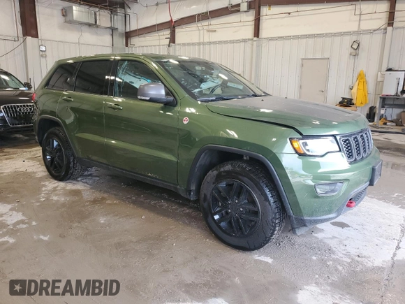 2021 Jeep Grand Cherokee Trailhawk with VIN 1C4RJFLG7MC766876, listed as a Copart auction lot 57228665 with 50,398 mi miles and Salvage title. Bid and sale history available at DreamBid. Image 4.