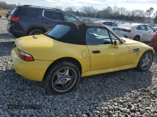 2000 BMW Z3 M 3.2L with VIN WBSCK9349YLC90528, listed as a Copart auction lot 42871855 with 104,614 mi miles and Salvage Title. Bid and sale history available at carsss.com. Image 3.