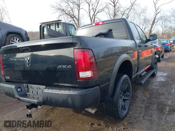 2021 Ram 1500 Classic Warlock with VIN 1C6RR7GG3MS562307, listed as a IAAI auction lot 41523089 with 41,226 mi miles. Bid and sale history available at carsss.com. Image 4.