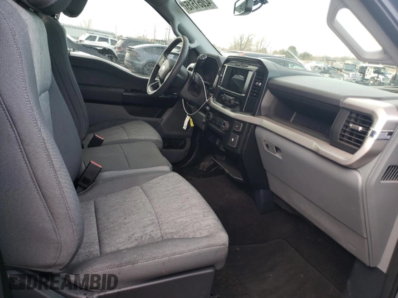2022 Ford F-150 XL with VIN 1FTMF1E58NKE24645, listed as a Copart auction lot 42051515 with 43,429 mi miles and Salvage Title. Bid and sale history available at DreamBid. Image 10.