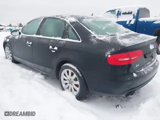 2013 Audi A4 Premium with VIN WAUBFAFLXDN029378, listed as a IAAI auction lot 41570040 with 232,758 mi miles. Bid and sale history available at carsss.com. Image 3.