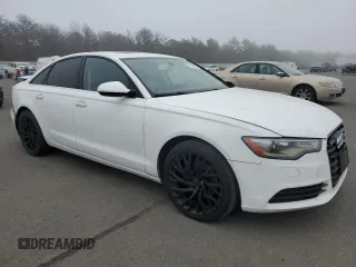 2013 Audi A6 Premium Plus with VIN WAUDFAFC8DN076742, listed as a Copart auction lot 51014335 with 92,694 mi miles and Salvage title. Bid and sale history available at DreamBid. Image 4.