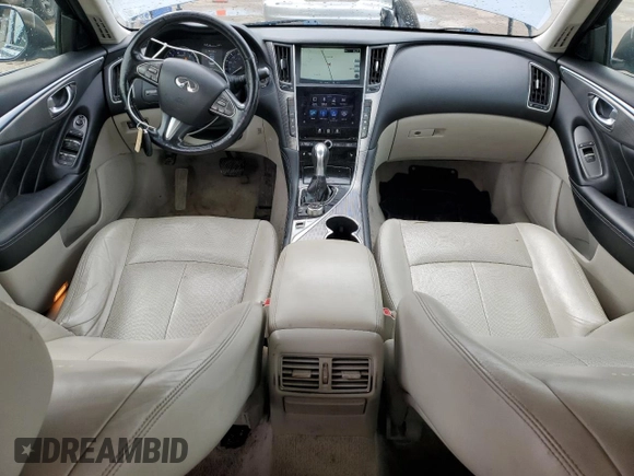 2014 Infiniti Q50 Sport with VIN JN1BV7AR9EM693217, listed as a Copart auction lot 50870335 with 149,854 mi miles and Salvage Title. Bid and sale history available at carsss.com. Image 8.