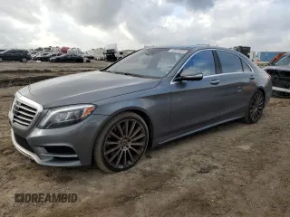 2017 Mercedes-Benz S 550 with VIN WDDUG8CB8HA339349, listed as a Copart auction lot 42814005 with 33,779 mi miles and Salvage Title. Bid and sale history available at carsss.com. Image 1.