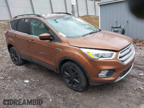 2017 Ford Escape SE with VIN 1FMCU9G96HUC12475, listed as a IAAI auction lot 41741342 with 102,823 mi miles. Bid and sale history available at carsss.com. Image 1.