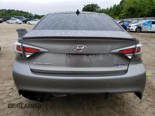 2017 Hyundai Sonata Hybrid Limited with VIN KMHE34L34HA072542, listed as a Copart auction lot 52259793 with 90,679 mi miles. Bid and sale history available at carsss.com. Image 6.