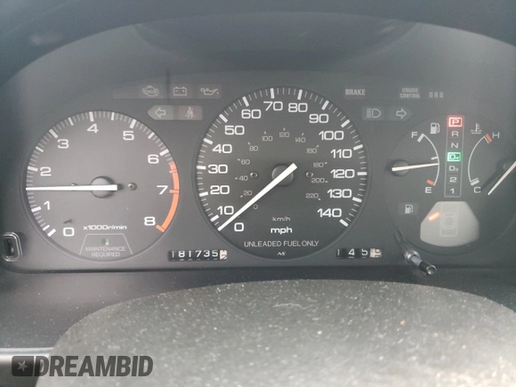 1992 Honda Accord LX with VIN 1HGCB9856NA008716, listed as a Copart auction lot 87324824 with 181,735 mi miles and Salvage Title. Bid and sale history available at DreamBid. Image 9.