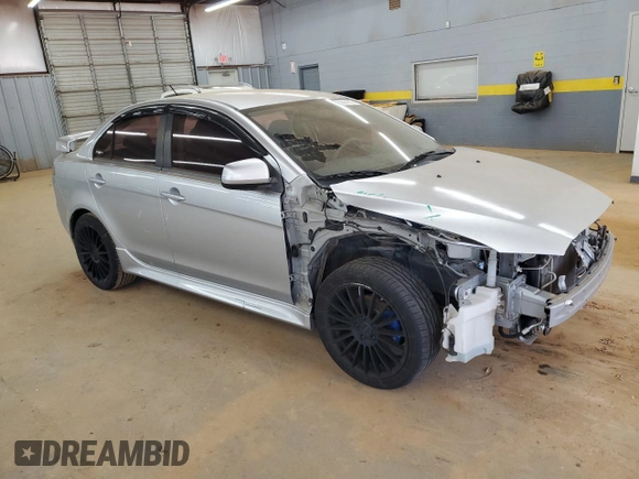 2014 Mitsubishi Lancer GT with VIN JA32U8FW5EU003241, listed as a Copart auction lot 53331615 with 80,913 mi miles and Salvage Title. Bid and sale history available at DreamBid. Image 4.