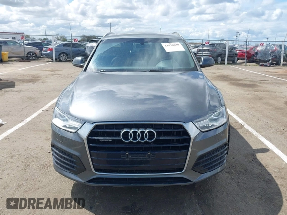 2018 Audi Q3 Premium with VIN WA1ECCFS4JR029578, listed as a IAAI auction lot 41920030 with 81,508 mi miles and . Bid and sale history available at DreamBid. Image 12.