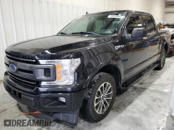 2020 Ford F-150 XL with VIN 1FTEW1CP9LFA53929, listed as a Copart auction lot 55599995 with 142,338 mi miles and Clean title. Bid and sale history available at DreamBid. Image 1.