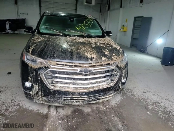 2021 Chevrolet Traverse High Country with VIN 1GNEVNKW3MJ104463, listed as a Copart auction lot 47053505 with 0 mi miles and Salvage Title. Bid and sale history available at carsss.com. Image 12.