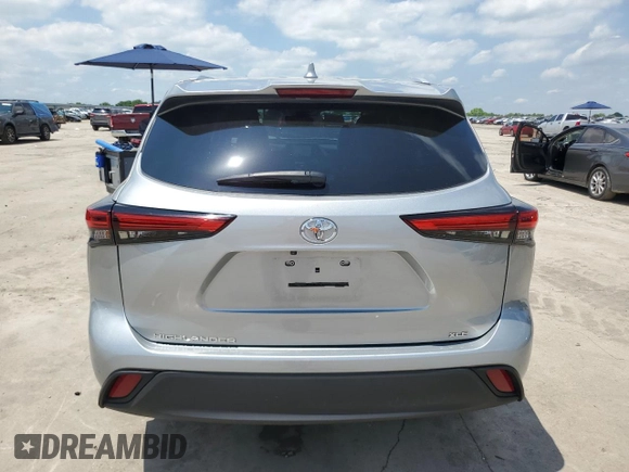 2023 Toyota Highlander L with VIN 5TDKDRAH6PS030892, listed as a Copart auction lot 56063635 with 74,766 mi miles and Salvage title. Bid and sale history available at DreamBid. Image 6.