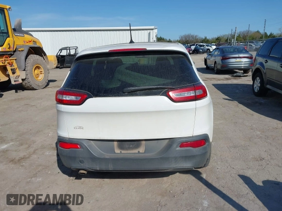 2014 Jeep Cherokee Sport with VIN 1C4PJMAB5EW171799, listed as a IAAI auction lot 41979110 with 155,851 mi miles. Bid and sale history available at carsss.com. Image 16.