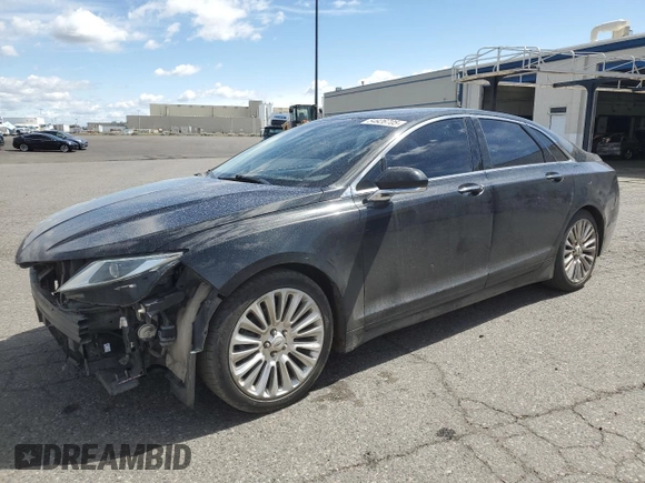 2013 Lincoln MKZ with VIN 3LN6L2G93DR810449, listed as a Copart auction lot 54926705 with 186,136 mi miles and Salvage Title. Bid and sale history available at DreamBid. Image 1.