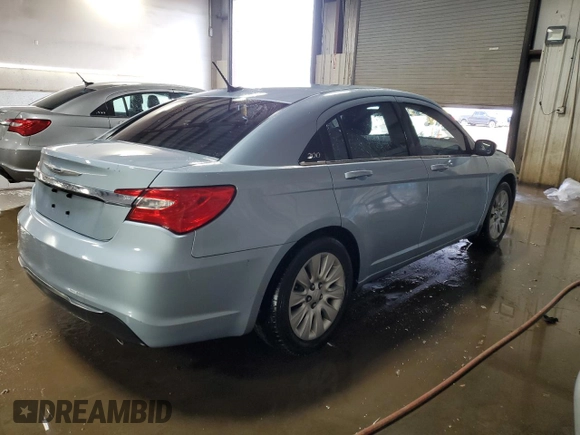 2014 Chrysler 200 LX with VIN 1C3CCBAG6EN164900, listed as a Copart auction lot 50705835 with 123,818 mi miles and Salvage Title. Bid and sale history available at carsss.com. Image 3.