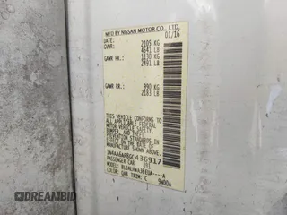 2016 Nissan Maxima SV z VIN 1N4AA6AP8GC436917, wystawiony jako IAAI lot #41691025 z przebiegiem 140 149 mil mil oraz . Historia ofert i sprzedaży dostępna na DreamBid. Obrazek 9.