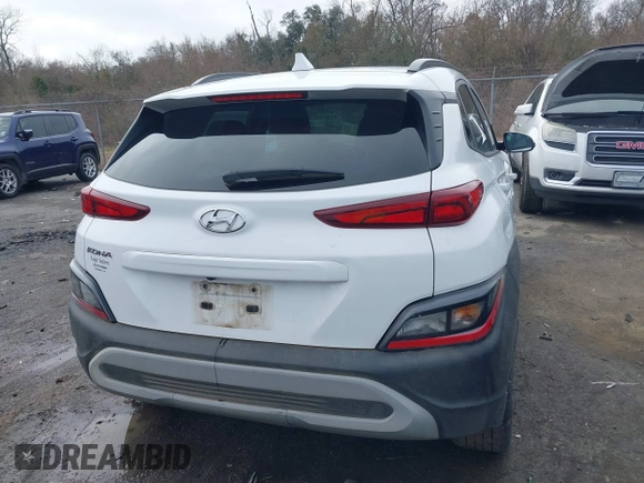 2023 Hyundai Kona SEL with VIN KM8K62AB6PU040648, listed as a IAAI auction lot 41363527 with Not Provided miles and . Bid and sale history available at DreamBid. Image 8.