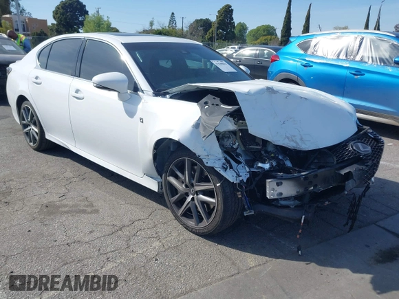 2018 Lexus GS 350 with VIN JTHBZ1BLXJA015465, listed as a IAAI auction lot 41848863 with 59,914 mi miles and . Bid and sale history available at DreamBid. Image 1.