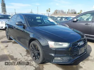 2015 Audi A4 Premium with VIN WAUBFAFLXFN000532, listed as a IAAI auction lot 41593806 with 99,565 mi miles. Bid and sale history available at carsss.com. Image 1.