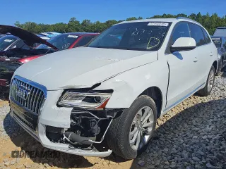 2014 Audi Q5 Premium with VIN WA1CFAFP3EA015044, listed as a Copart auction lot 63198915 with Not provided miles and Salvage title. Bid and sale history available at DreamBid. Image 1.