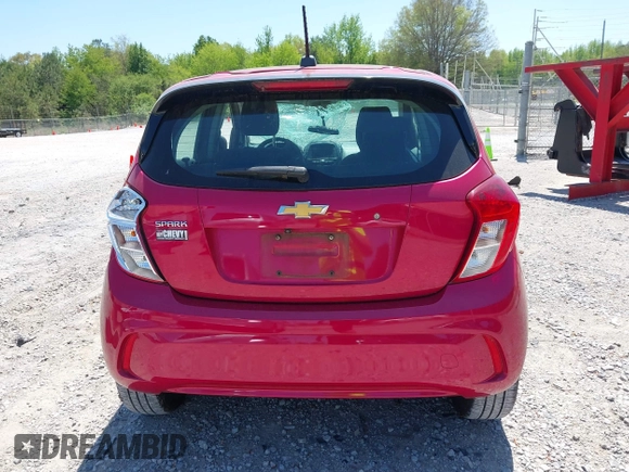 2020 Chevrolet Spark LS with VIN KL8CB6SAXLC418092, listed as a IAAI auction lot 42054747 with 42,295 mi miles and . Bid and sale history available at DreamBid. Image 16.