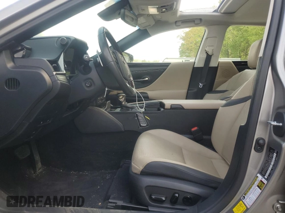2021 Lexus ES 350 with VIN 58ADZ1B1XMU095088, listed as a Copart auction lot 55214265 with 46,418 mi miles and Salvage Title. Bid and sale history available at DreamBid. Image 7.