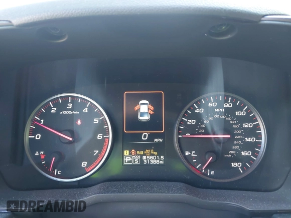 2022 Subaru WRX GT with VIN JF1VBAU6XN8008061, listed as a IAAI auction lot 42534807 with 31,388 mi miles and . Bid and sale history available at DreamBid. Image 7.