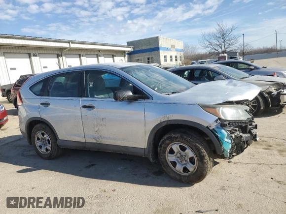 2013 Honda CR-V LX with VIN 2HKRM3H30DH520607, listed as a Copart auction lot 46798995 with 0 mi miles and Salvage Title. Bid and sale history available at carsss.com. Image 4.