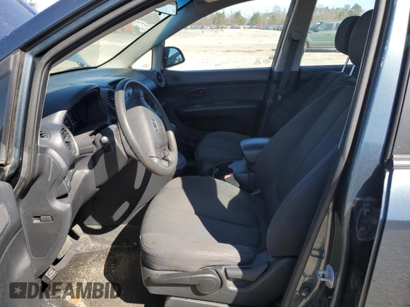 2009 Kia Rondo LX with VIN KNAFG528297271925, listed as a Copart auction lot 46342845 with 128,002 mi miles and Salvage Title. Bid and sale history available at carsss.com. Image 7.